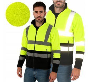 Толстовка флісова POLAR VISION, флісова робоча кофта, фліска робоча POLAR VISION YELLOW фото